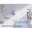 Anqitue Carved Patterns Coffee Wall Sticker (0586 - 6940118552319)