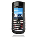 V8+ Single Card Metal Cover Cell Phone Black (2GB TF Card)(SZRW624)