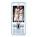 F901 Dual Card Dual Standby Dual Band H-D Camera Cell Phone White (2GB TF Card)(SZRHA104)
