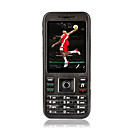 k1 + quadri-bande, double carte Camera Bluetooth FM de musique de mobile noir (2 Go Carte TF) (sz05150316)