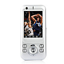 9.988 card dual standby dual quad-band ultra sottile cellulare slide del telefono d'argento (2GB TF card) (sz05450144)