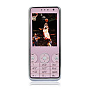M66 quad band dual cartão dual câmera java bluetooth celular tv fm-de-rosa (cartão de 2GB TF) (sz05150361)