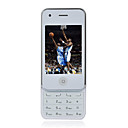 A99+ Quad Band Dual CardA99+ Quad Band Dual Card Dual Camera JAVA Bluetooth Touch Screen Slide FM TV Cell Phone White (2GB TF Card)(SZ05150358)