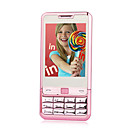 i908e doble tarjeta Bluetooth de pantalla táctil del teléfono celular de FM rosa (tarjeta de 2GB TF) (sz05150398)
