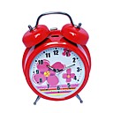 cute Zwillinge Glocke Metall-Wecker (ceg076)