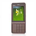 gzt650 quad-band doppia scheda dual standby a schermo piatto, telefono cellulare touch marrone (2GB TF card) (sz05440049)
