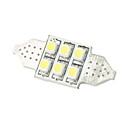 dual-tip 31mm leeslamp T10 - sv31mm - 3528 - 6W (szc1363)