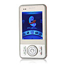 S101 Dual Card Shuttle Compass Navigation Flat Touch Screen Cell Phone White (2GB TF Card)