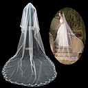 1 Layer Cathedral Length Wedding Veil (TS040)