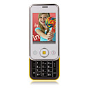 S638 Dual Card Dual Standby Cell Phone White and Yellow (2GB TF Card)