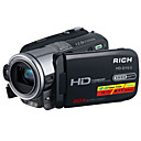 riche HD-10 5.0MP CMOS 12.0mp caméscope numérique enrichi avec écran LCD 3.0inch 5x zoom optique 4x zoom numérique (smq5646)