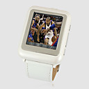 ak09 más barato tri-banda ultra delgado reloj de pulsera deportivo de teléfono celular blanco (tarjeta de 2GB TF) (sz05430031)