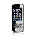 N99 Bluetooth FM Quad Band Dual Card Flashight Ultra Thin Touch Screen Cell Phone Silver (2GB TF Card)(SZ00510150)