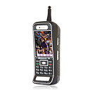 2008 dual-kaart van zonne-energie kosten touch-screen mobiele telefoon zwart (2GB TF-kaart)