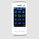 5230 de doble doble tarjeta de espera de cuatro bandas de la cámara de doble pantalla táctil del teléfono celular azul y blanco (tarjeta de 2GB TF) (s