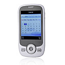 t-749 Quad Band Dual cartão com marquise apartamento celular touch screen branco (sz00720469)