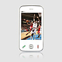 N86 Dual Card Quad Band TV Function JAVA Touch Screen Cell Phone Black and White (2GB TF Card)
