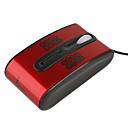 Mini souris optique filaire USB/PS/2 (rouge)