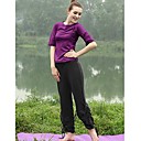 marca de calças novo topo yoga set (yj079)