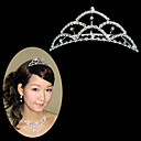 magnífico claro cristales tiara de novia de la boda (hg0820)