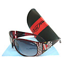 gafas de sol de moda + paño de limpieza libre y estuche duro - marco de acedera con el cráneo de cristal y de diseño dsco4206-0479-11.13-72