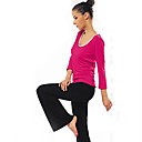 marca de calças novo topo yoga set (yj087)