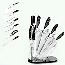 7-ordinateur haut de couteau de cuisine en acier au carbone ou set coutellerie - Livraison gratuite (0708-s2601)
