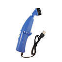 Mini USB con alimentación turbo aspiradora con cepillo e iluminación por LED