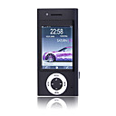 W008 Dual Card Quad Band Dual Camera Flashlight TV Function JAVA Slide Cell Phone Black (2GB TF Card)(SZ04581036)
