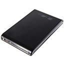 ultradunne 2,5 "sata usb 2.0 hdd behuizing met zachte pouch
