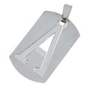 titanium legering drukverlaging ketting hanger (brief / assorti)