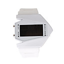 banda di silicone portato orologio da polso con display giorno della settimana della moda - bianco (1 * CR2025)
