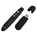 usb rf presentador con puntero láser negro
