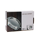 USB Coffee Warmer + 4 Port USB 2.0 Hub
