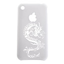 Dragon Protective Backside Case Cover for iPhone 3G(White)