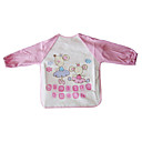 1 Pc Light Pink Sleeve + Cartoon Style Baby's Gown