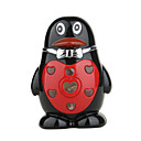Pinguin-förmigen winddicht Butan Jet-Feuerzeug (schwarz)