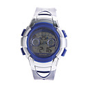 Waterproof EL Digital Stopwatch Sport Wristwatch (Black)