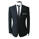 Single-Breasted 2 Button Center-vented Notch Lapel Wool Groom Wear/ Tuxedo/ Men's Suit Jacket and Pants