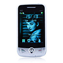n88tv carte quad band double double fonction de veille tv écran plat tactile de téléphone portable poche barre noire (2 Go Carte TF) (sz05440495)