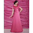 A-line Floor-length Satin Mother of the Bride Dress