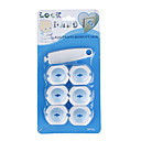 Smiley Face Socket Children Safety Lock Band (6-Pack Set)