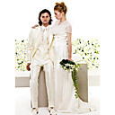 Single-Breasted 2 Button Center-vented Peak Lapel Wide  serge  Groom Wear/ Tuxedo/ Men's Suit Jacket & Pants