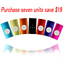 1GB Fashion Design MP3 Player - Seven pieces per package/Seven Color