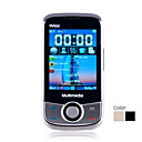 tv8000 doppia scheda quad band wap tv fm duplice funzione di cellulare fotocamera (2GB TF card e custodia in pelle) (sz05610021)