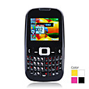 B3210 quad band dual cartão dual câmera teclado qwerty tv ultra fino e plano de toque de telefone celular de tela (2GB TF) (sz05450465)