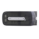 HDD Hard Disk Drive Case with LED Circuit Board for Xbox 360 (Translucent Black)