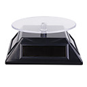 Solar Powered Turn Table / Rotary Display (4 Panels)-Black