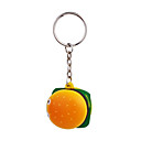 Bread Style Keychain with Soft Plastic Material