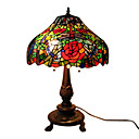 Tiffany-style Dragonfly Rose Table Lamp(0923-T6)